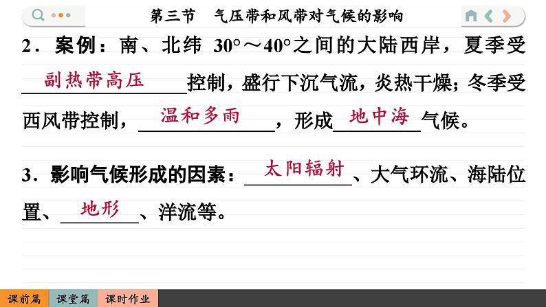 3.3 气压带和风带对气候的影响(课件PPT)第8页