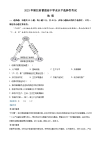 2023年高考真题——地理（湖北卷）（Word版附解析）