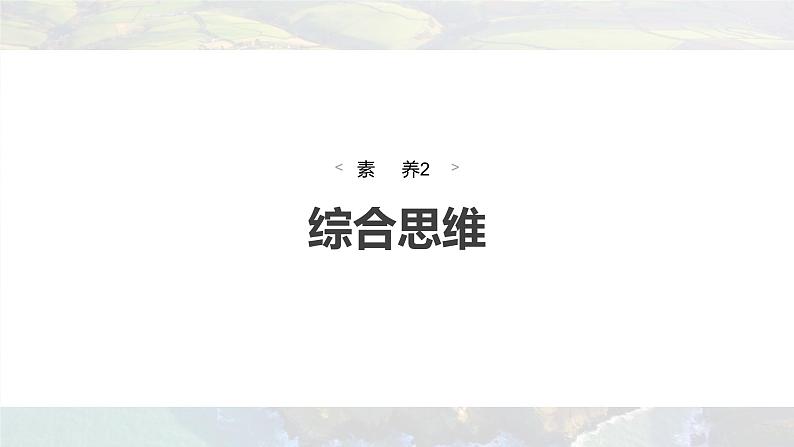 新高考版高考地理二轮复习(新高考版) 第2部分 热点聚焦 2 素养2 综合思维课件PPT04