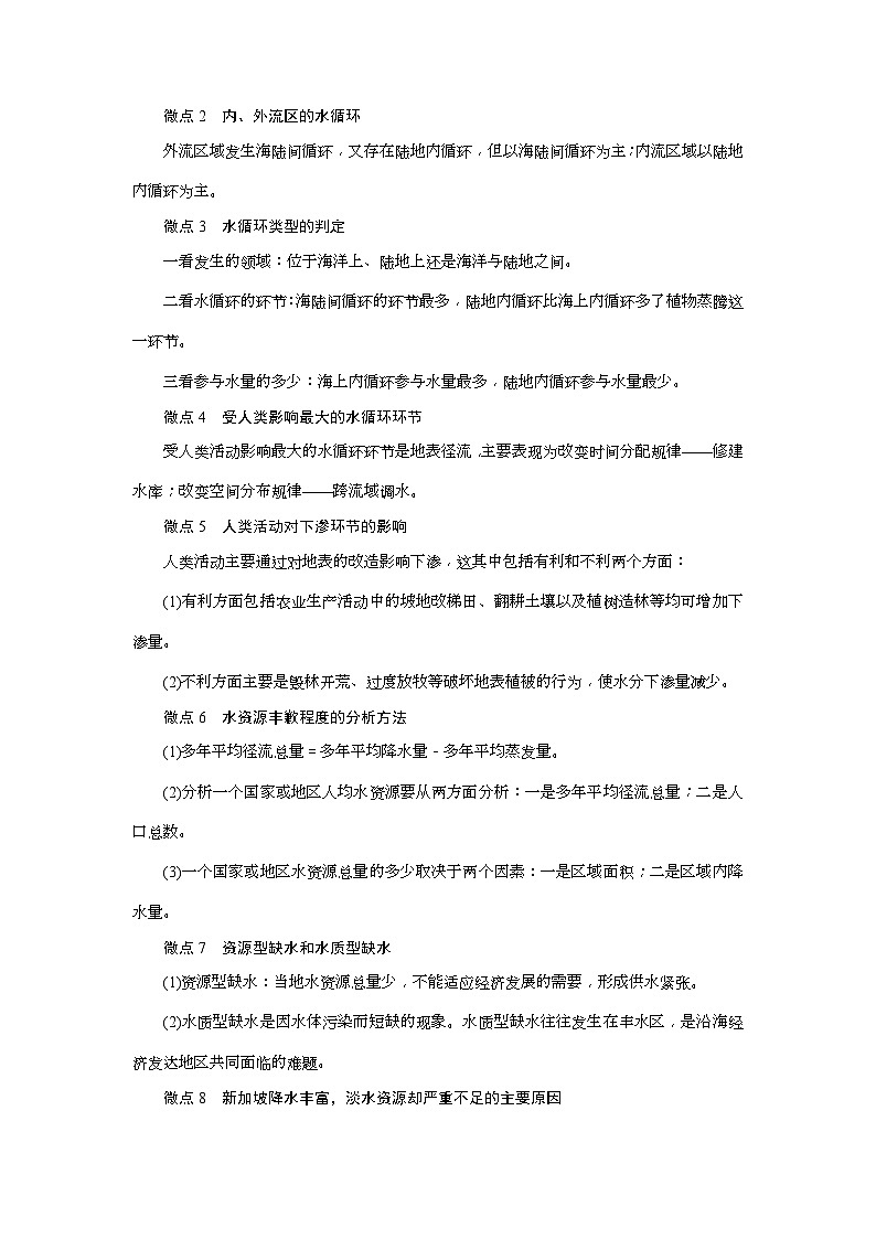(新高考)高考地理一轮复习 第10讲 自然界的水循环和水资源的合理利用 (含解析)第3页