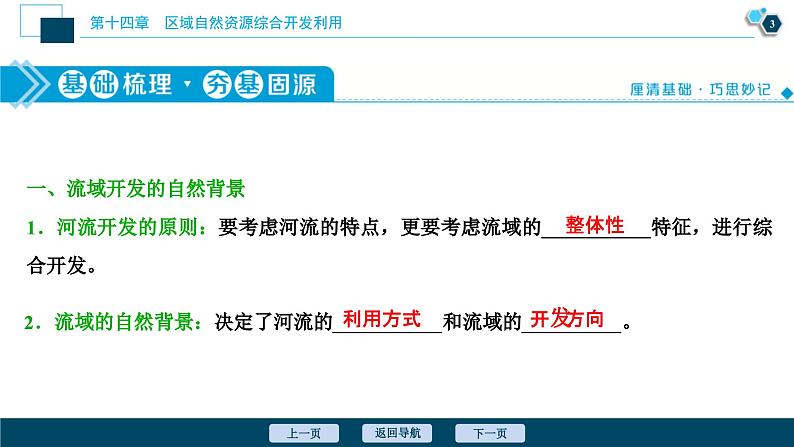 高考地理一轮考点复习课件 第30讲 流域的综合开发——以美国田纳西河流域为例 (含解析)第4页