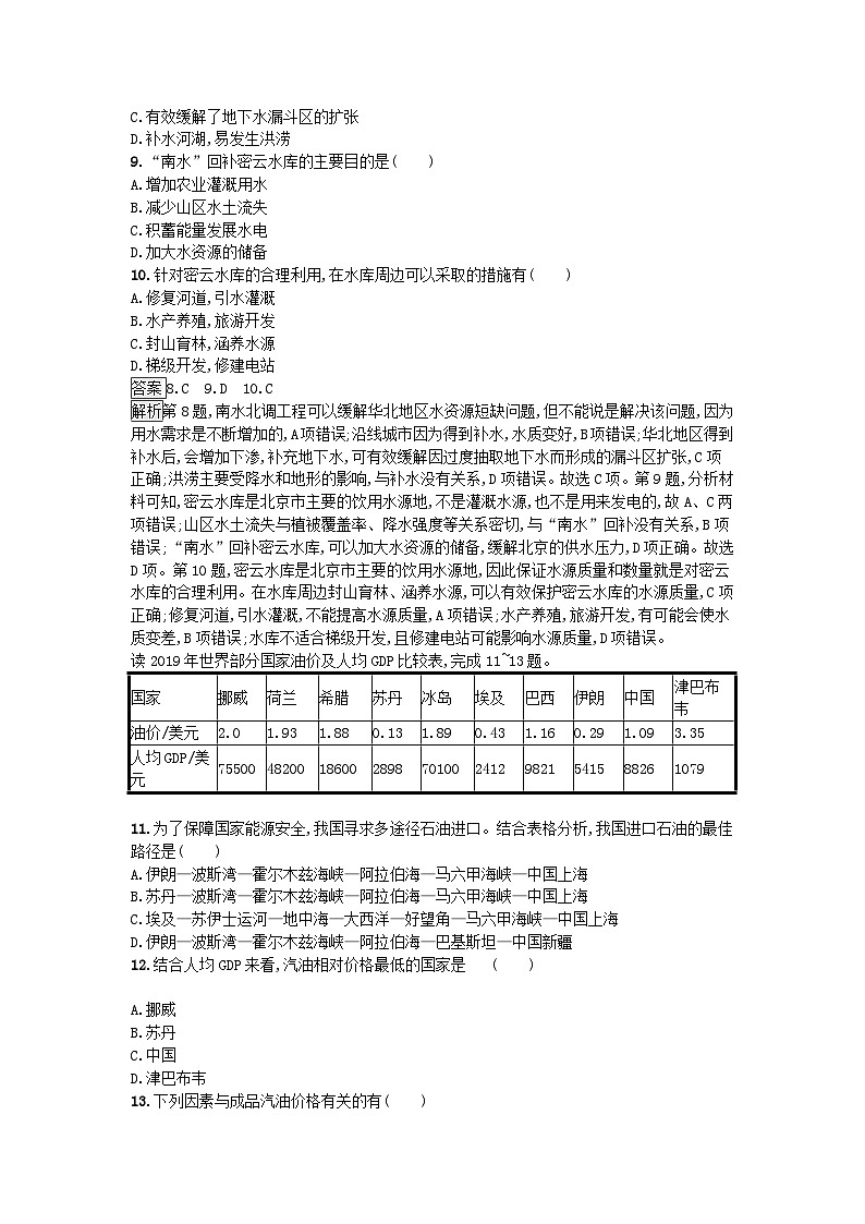 2023新教材高中地理綜合檢測(cè)卷B湘教版選擇性必修3第3頁(yè)