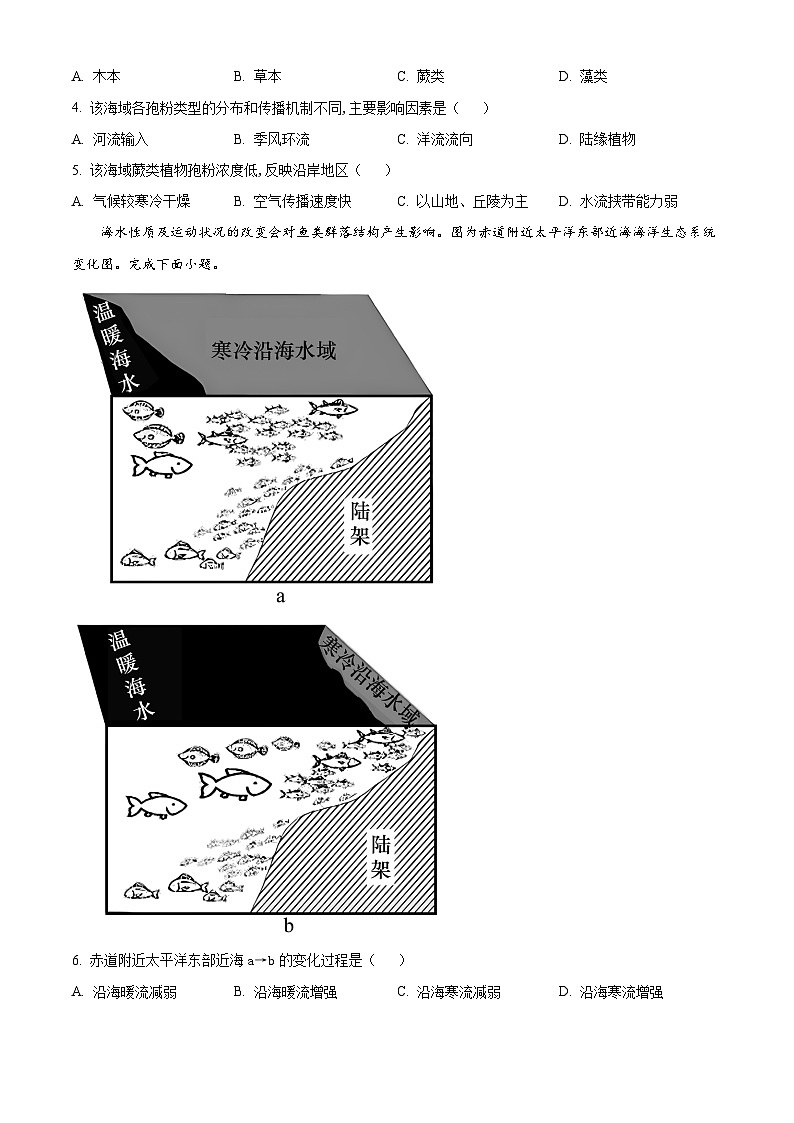 重庆市乌江新高考协作体2022-2023学年高二下学期期末地理试题 Word版无答案第2页