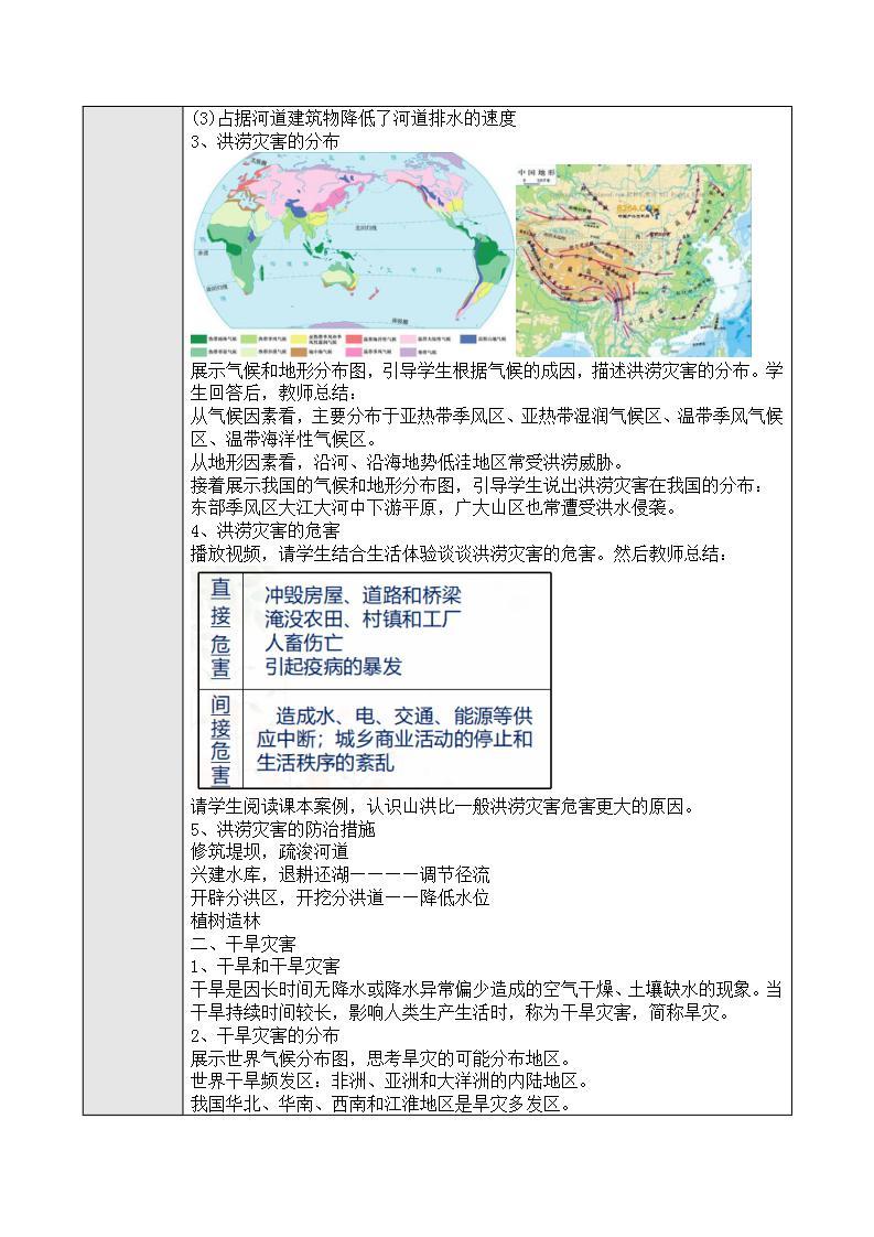 新人教版高中地理必修一 6.1《气象灾害》课件+教案02