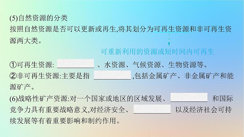 适用于新教材2024版高考地理一轮总复习第四部分资源环境与国家安全第十四单元自然资源与国家安全第1节自然资源与人类活动石油与国家安全课件鲁教版06