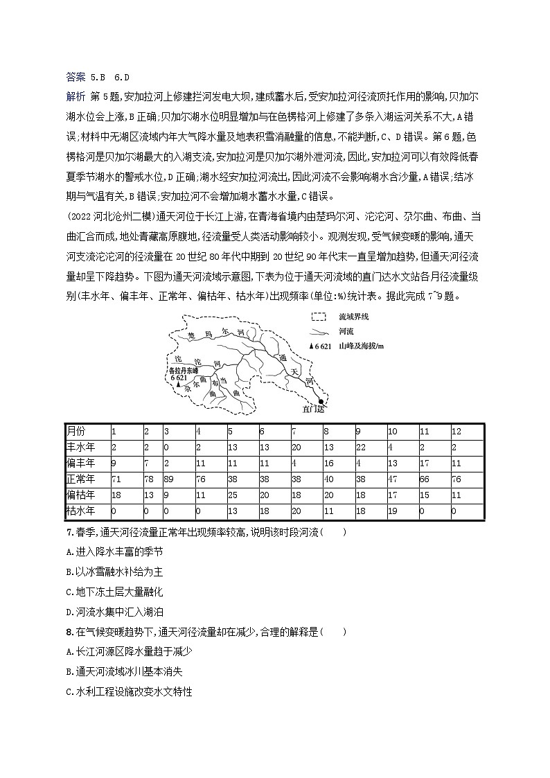 适用于新教材2024版高考地理一轮总复习考点规范练17湘教版03