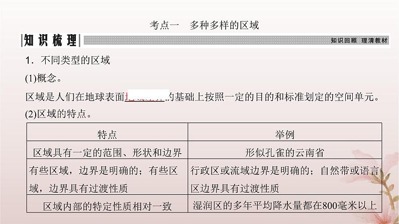 2024届高考地理一轮总复习第三部分区域发展第十三章区域与区域发展第32讲区域与区域发展课件第4页