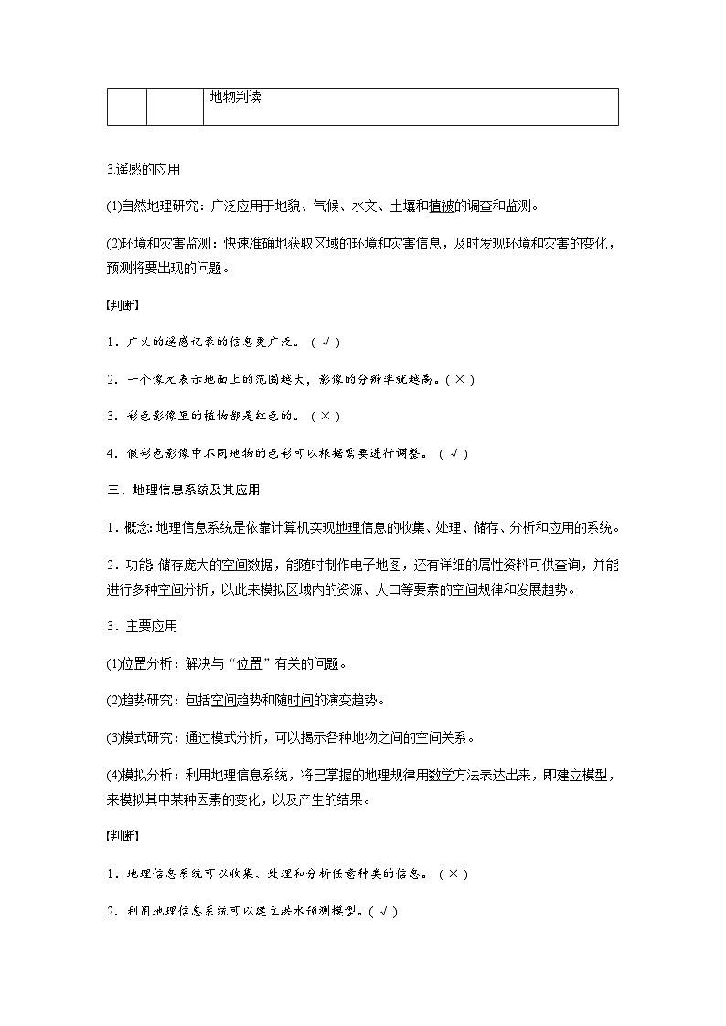 （新教材）中圖版地理必修1第四章 第二節(jié)地理信息技術(shù)的應(yīng)用第3頁