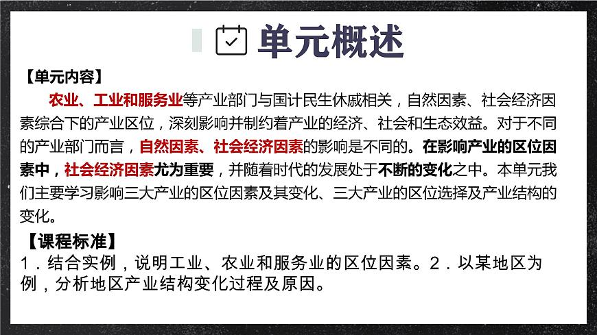 【大單元】整體感知—產(chǎn)業(yè)區(qū)位選擇  課件（人教2019必修第二冊）第2頁