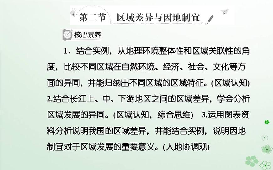 新教材2023高中地理第一章區(qū)域類型與區(qū)域差異第二節(jié)區(qū)域差異與因地制宜課件中圖版選擇性必修2第2頁(yè)