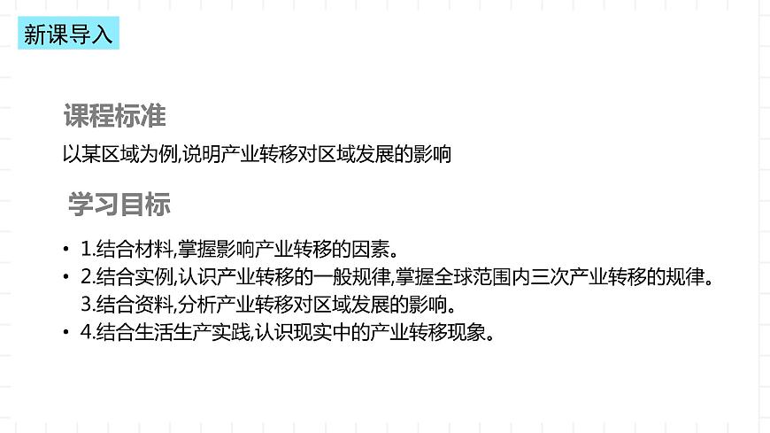 湘教版地理高中選擇性必修二 3.1《產(chǎn)業(yè)轉(zhuǎn)移對區(qū)域發(fā)展的影響》課件第3頁