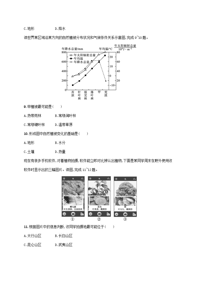 鲁教版（2019）高中地理 必修一 第二单元从地球圈层看地表环境综合训练（Word版含答案解析）03