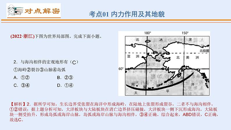 专题03 多种多样的地貌(讲义)(PPT版)-【高频考点解密】2023年高考地理二轮专题复习课件+讲义+分层训练(新高考专用)第7页
