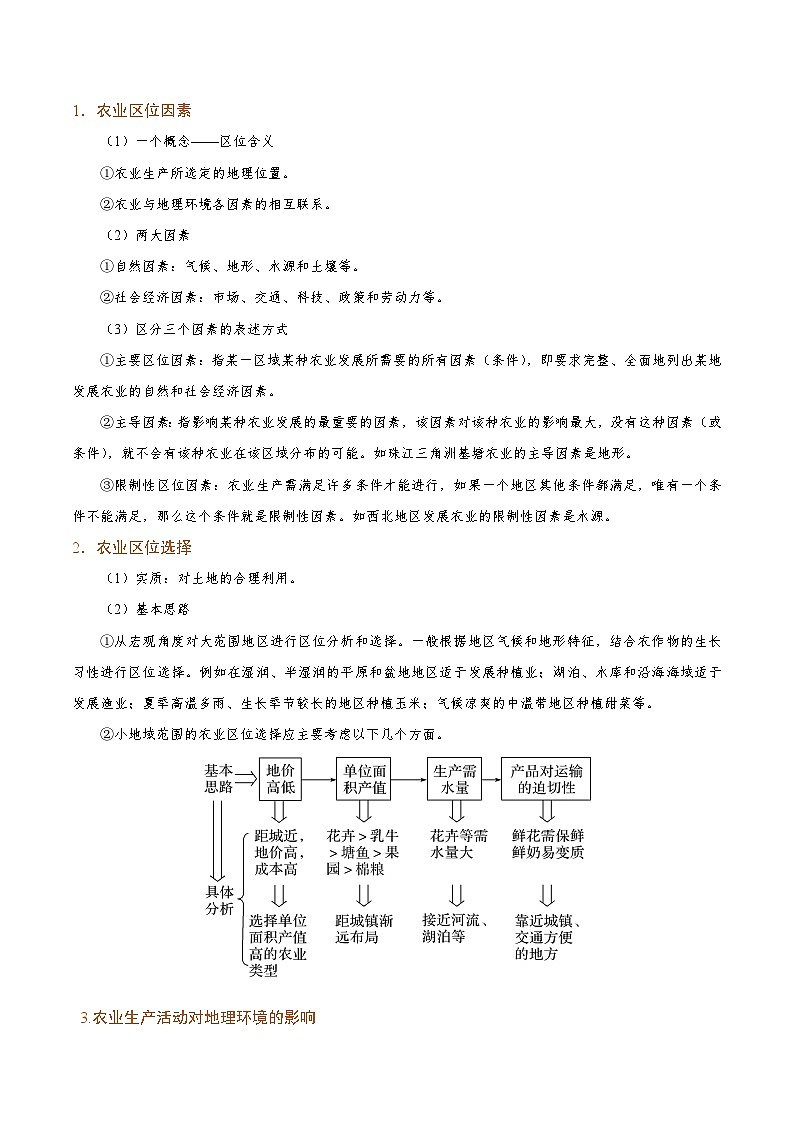解密10 产业活动 (讲义)-【高频考点解密】2022年高考地理二轮复习讲义+分层训练(新高考专用)第3页