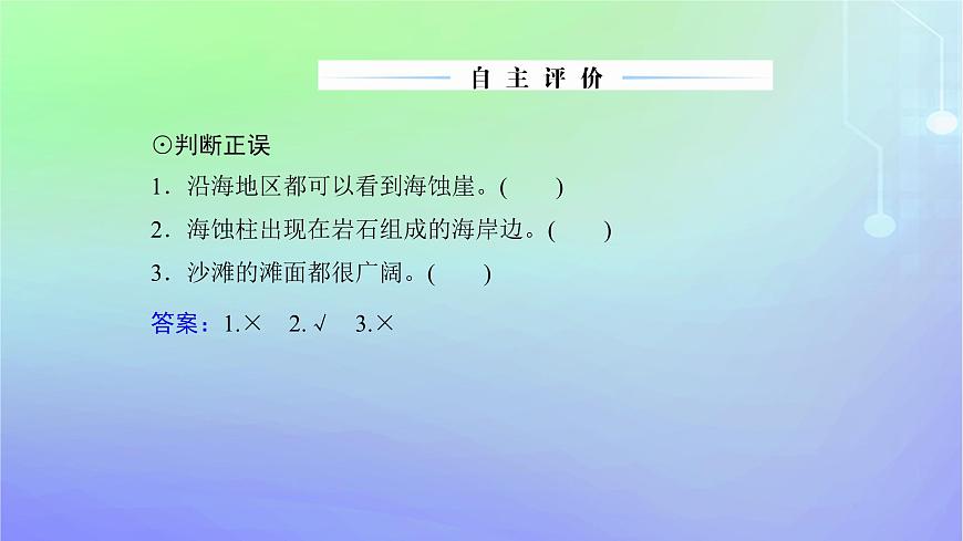 新教材2023高中地理第二章自然地理要素及現(xiàn)象第一節(jié)主要地貌的景觀特點(diǎn)第一課時(shí)流水地貌和海岸地貌課件中圖版必修第一冊(cè)第8頁(yè)