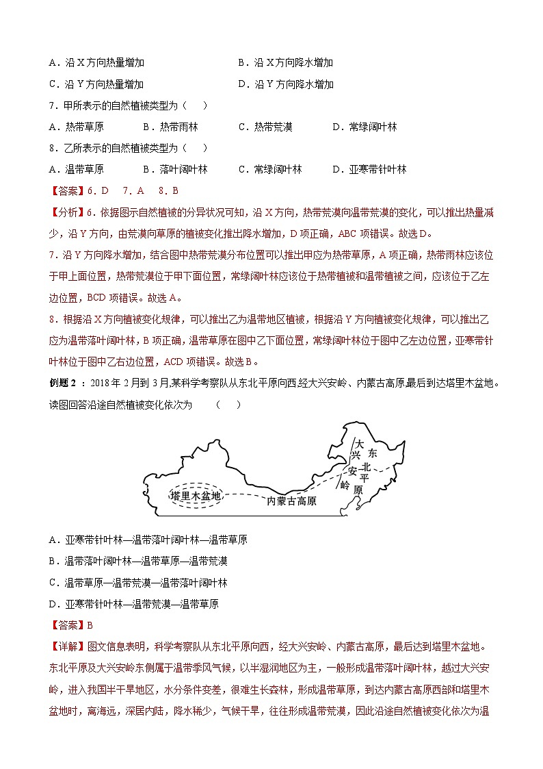 必考点09 植被与土壤(解析版)第3页
