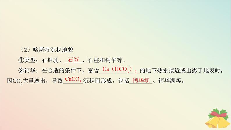 江苏专版2023_2024学年新教材高中地理第二章地球表面形态第三节喀斯特海岸和冰川地貌课件湘教版必修第一册第7页