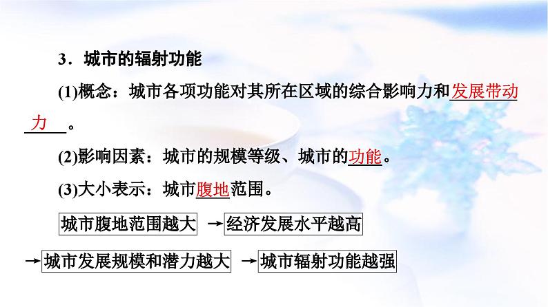 高考地理一轮复习第14章第1节城市的辐射功能课件第5页