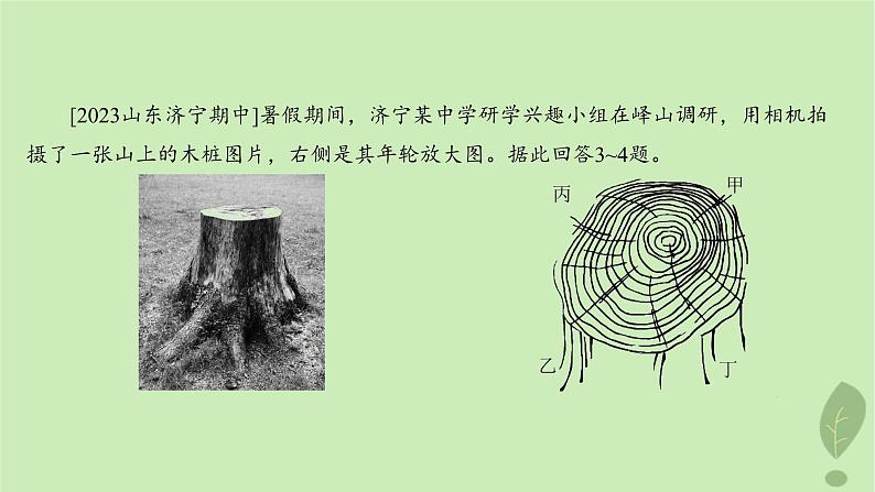 江苏专版2023_2024学年新教材高中地理第一单元从宇宙看地球单元活动判别地理方向分层作业课件鲁教版必修第一册第5页