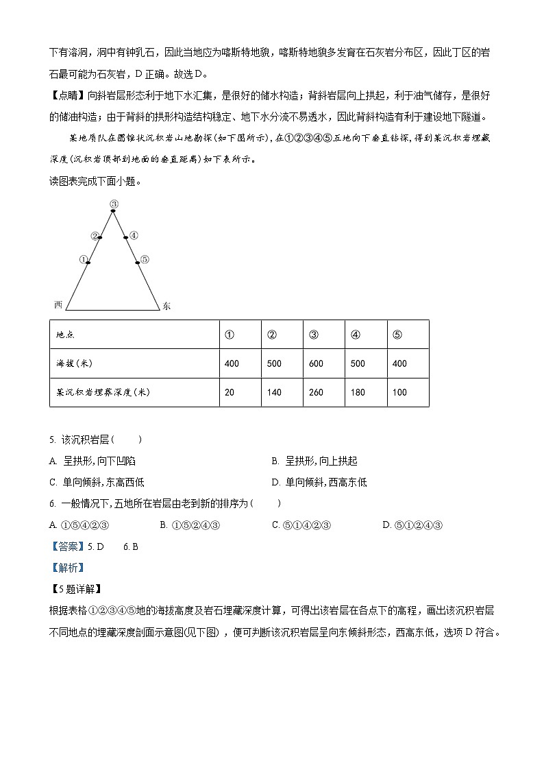 湖北省宜昌市长阳土家族自治县第一高级中学2023-2024学年高二上学期9月月考地理试题含解析第3页
