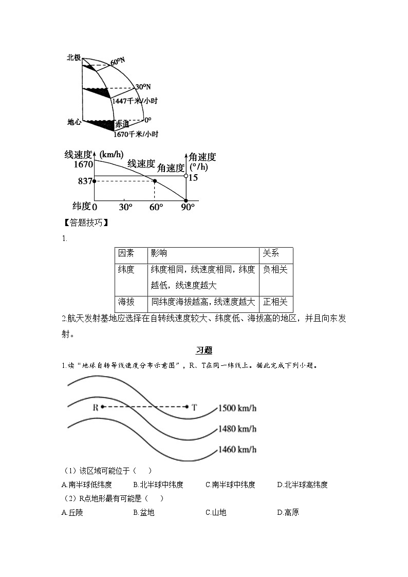 专题三 地球的运动 第1讲 地球的自转(讲义) 高考地理一轮复习第2页