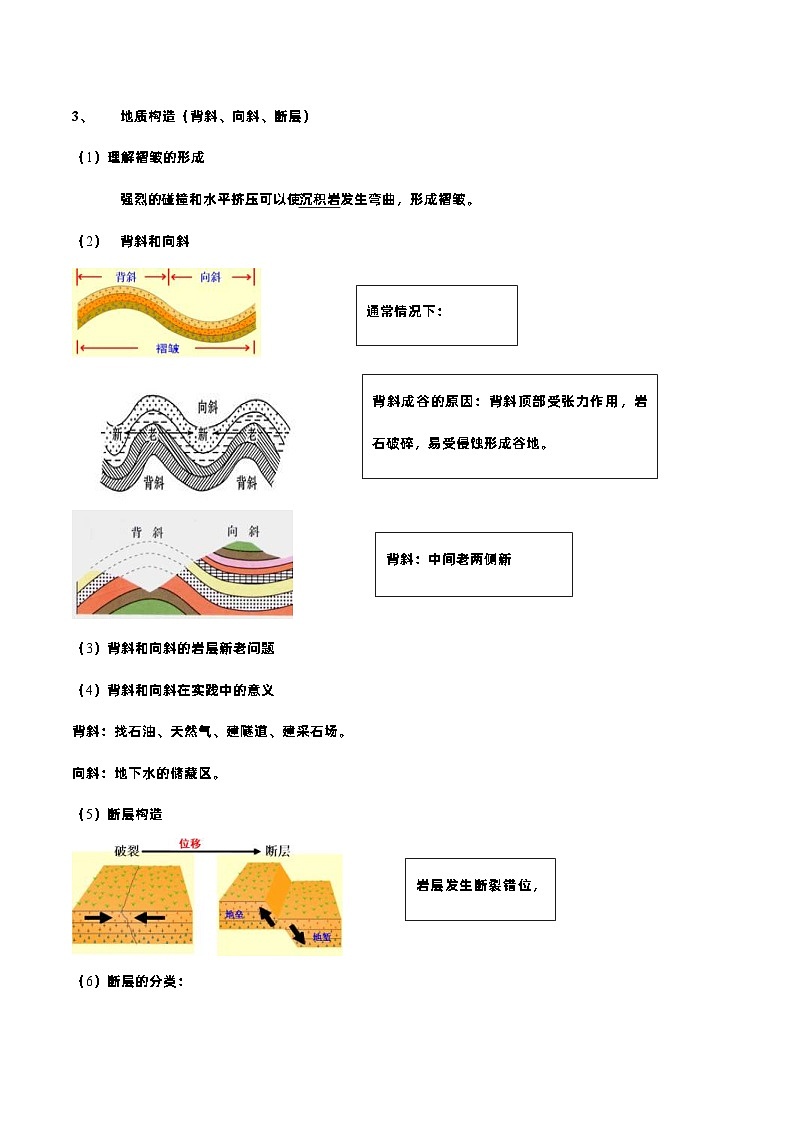 新高考地理一轮复习知识梳理+过关训练第6讲 内外力作用和地表形态(含解析)第2页