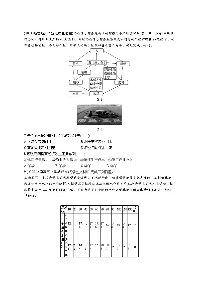 新高考地理三轮复习考前冲刺练习(十) 环境与发展(含解析)03