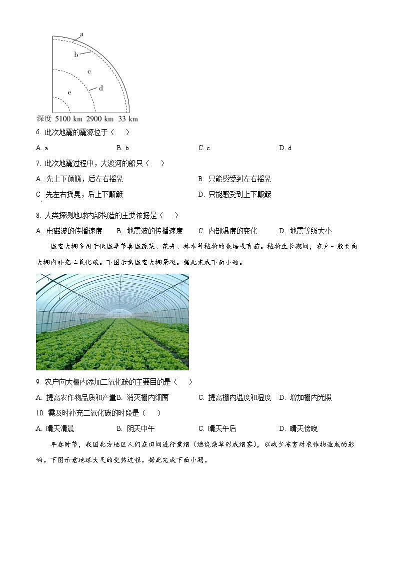 【期中真题】山西省名校2022-2023学年高一上学期期中联合考试地理试题.zip02