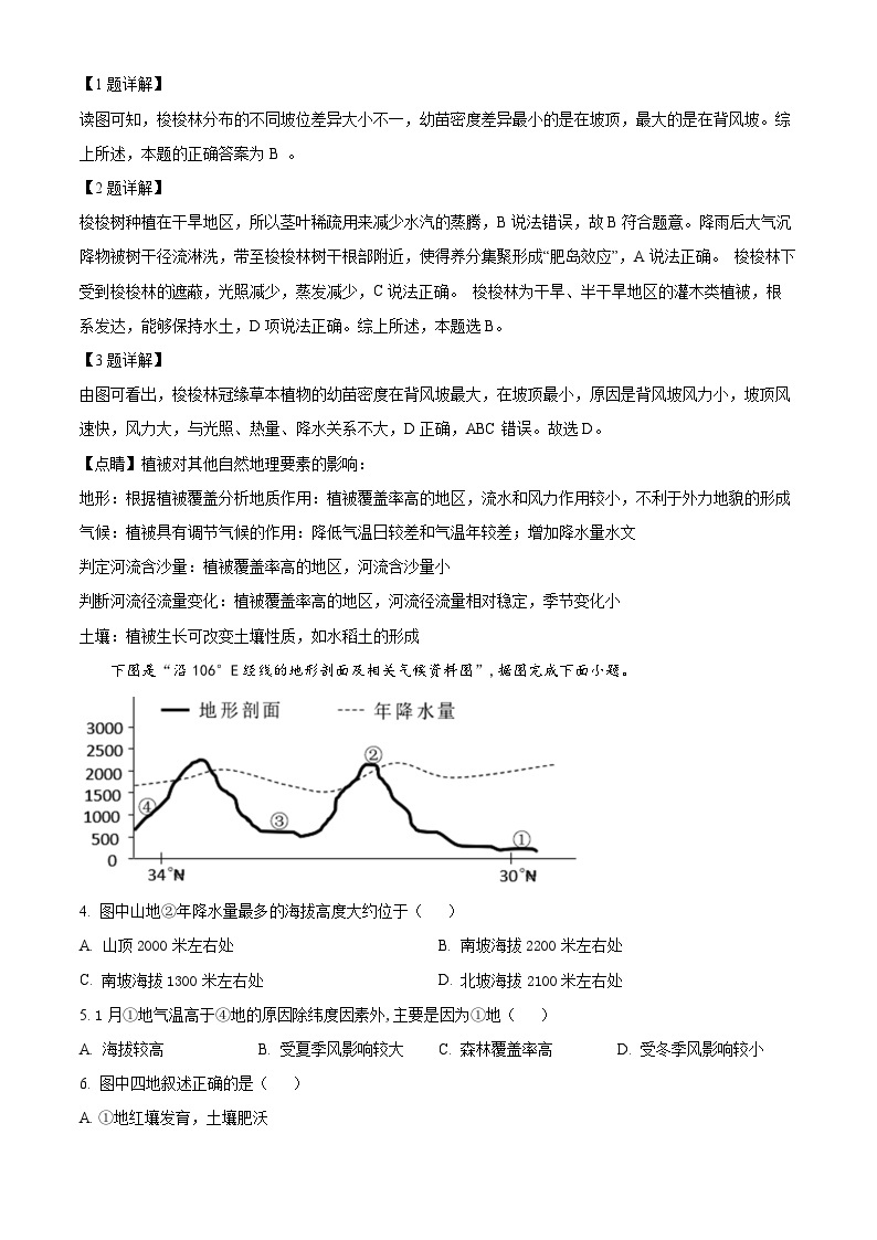 【期中真题】重庆市第八中学校2021-2022学年高三上学期期中地理试题.zip02