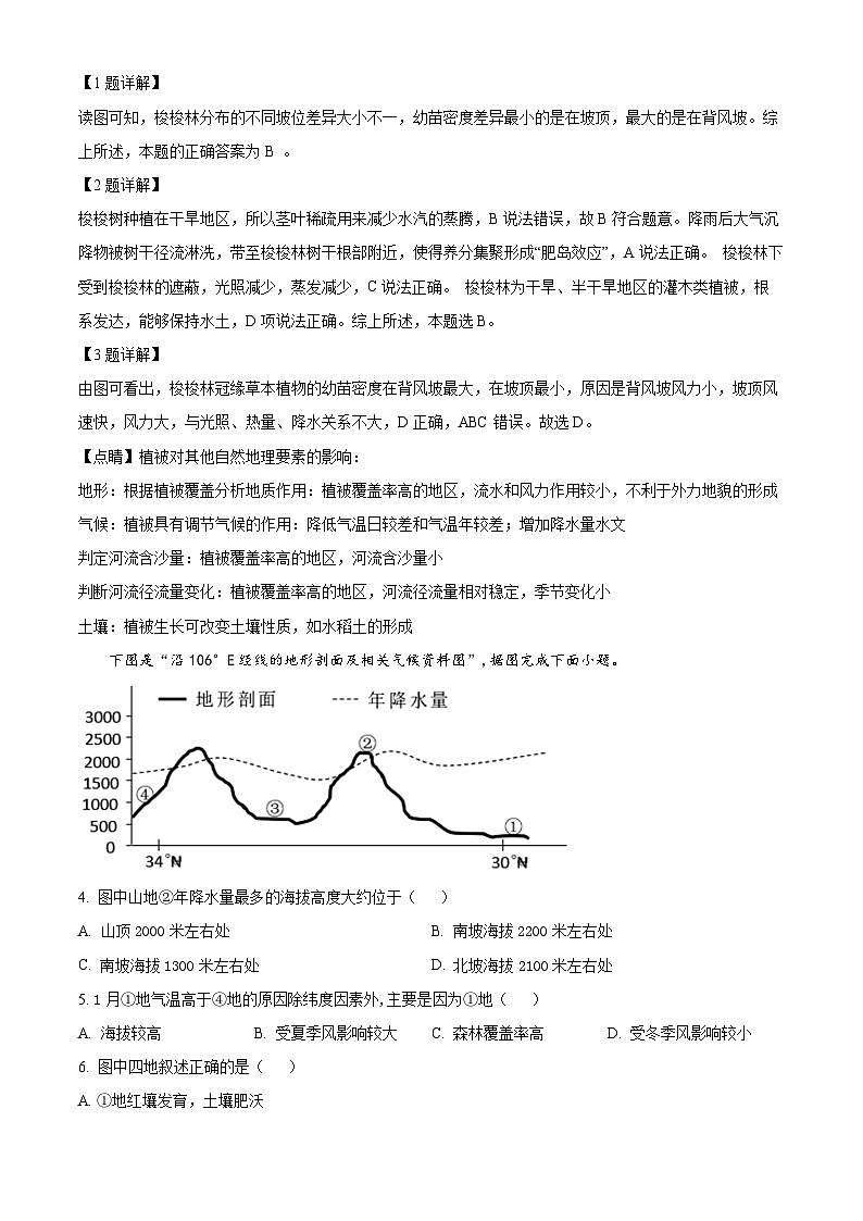【期中真题】重庆市第八中学校2021-2022学年高三上学期期中地理试题.zip02
