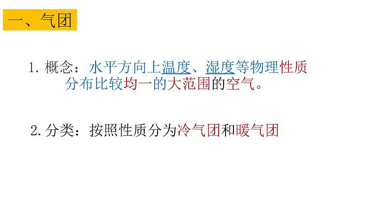 3.1.1+常见的天气系统(第1课时+锋与天气)-2023-2024学年高二地理同步教学课件(人教版2019选择性必修1)+03