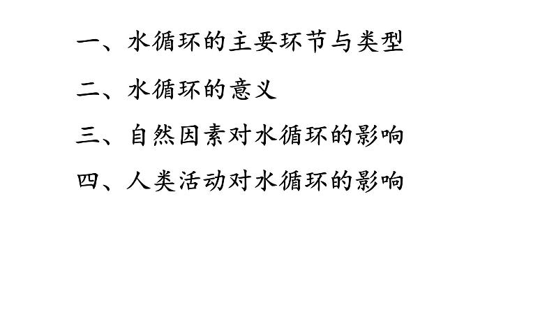 2023届高考地理一轮复习 课件 水循环第3页
