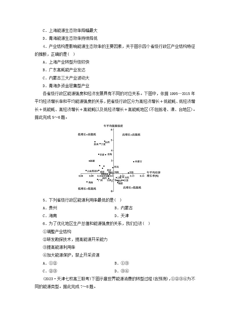 新人教版选择性必修3 2023-2024学年高中地理第2章资源安全与国家安全质量达标检测(含解析)第2页