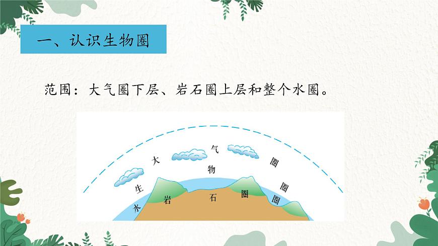 高中地理魯教版（2019）必修一 2.3生物圈與植被 課件第4頁