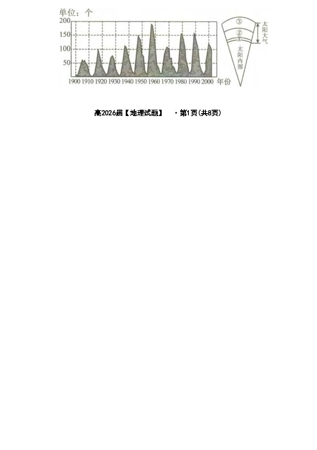 重庆市名校联盟2023-2024学年高一上学期11月期中联合考试地理试题（含答案）02