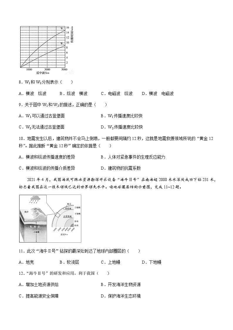 湖南省长沙市部分中学2023-2024学年高一上学期期中考试地理试题(含答案)第3页