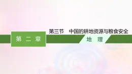 新教材适用2023_2024学年高中地理第2章资源安全与国家安全第3节中国的耕地资源与粮食安全课件新人教版选择性必修3