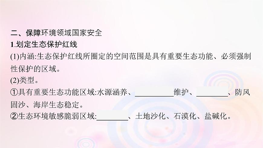 新教材適用2023_2024學(xué)年高中地理第4章保障國(guó)家安全的資源環(huán)境戰(zhàn)略與行動(dòng)第2節(jié)國(guó)家戰(zhàn)略與政策課件新人教版選擇性必修3第6頁(yè)