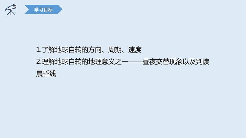 1.1 课时1 地球的自转第1课时 课件高二地理湘教版(2019)选择性必修第一册第3页