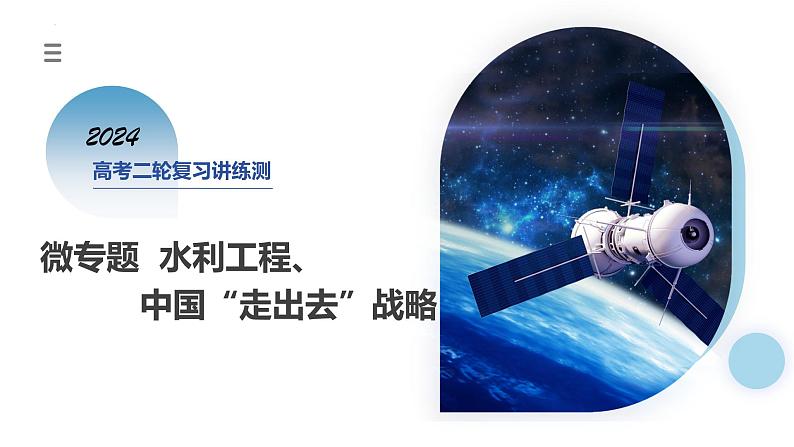 专题11 微专题 水利工程与中国“走出去”战略(课件)-2024年高考地理二轮复习(新教材新高考)第1页