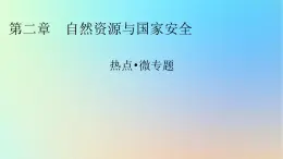 2024春高中地理热点微专题2自然资源与国家安全课件湘教版选择性必修3