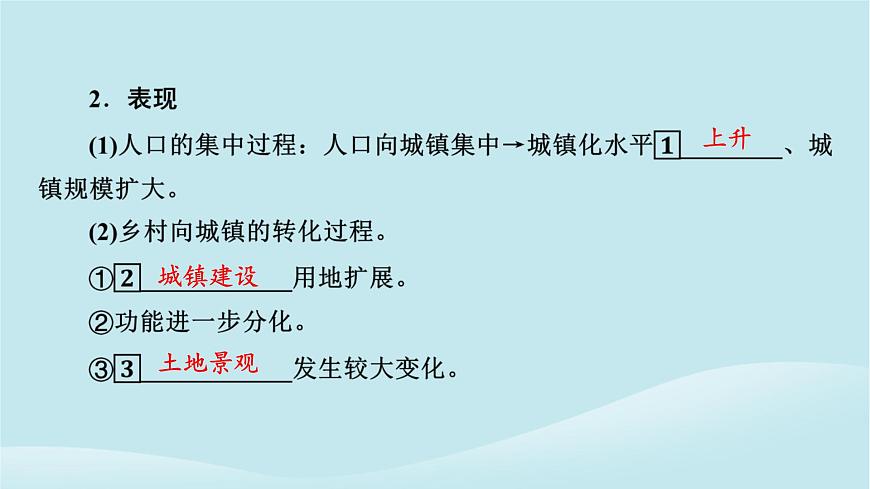 2024春高中地理第2章鄉(xiāng)村和城鎮(zhèn)第3節(jié)不同地區(qū)城鎮(zhèn)化的過程和特點(diǎn)課件中圖版必修第二冊(cè)第5頁