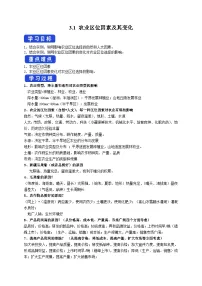 人教版 (2019)必修 第二册第三章 产业区位因素第一节 农业区位因素及其变化导学案