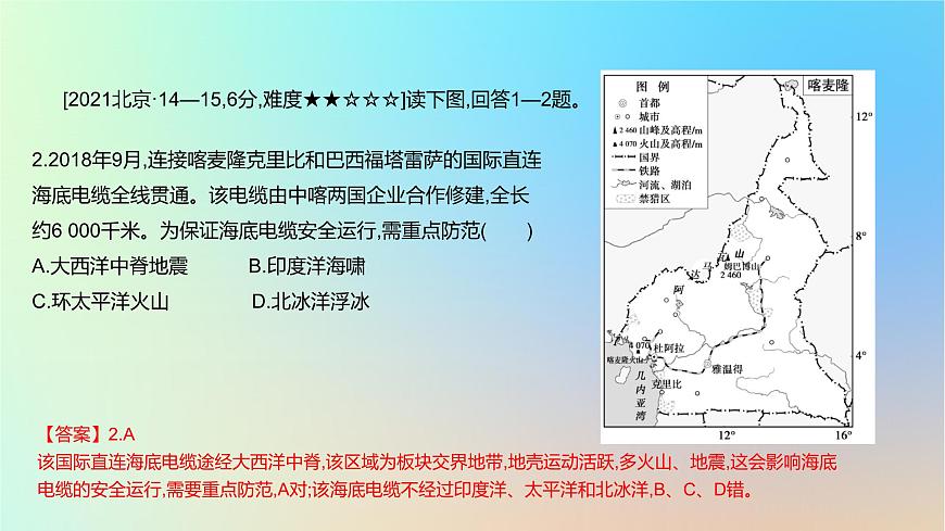 2025版高考地理一輪復習真題精練專題十五區(qū)域地理第37練世界地理課件第8頁