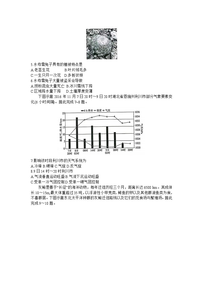 2024江西省高三下学期二轮复习阶段性检测试题(二模)地理含解析第2页