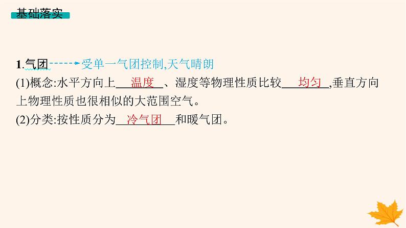 备战2025届高考地理一轮总复习第1篇自然地理第3章地球上的大气第3讲课时1锋与天气课件第5页