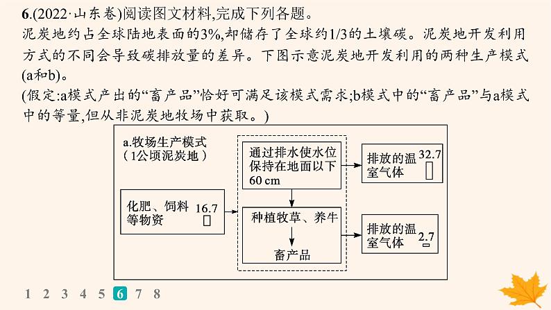 备战2025届高考地理一轮总复习第4篇资源环境与国家安全第19章环境安全与国家安全高考专项练课件07