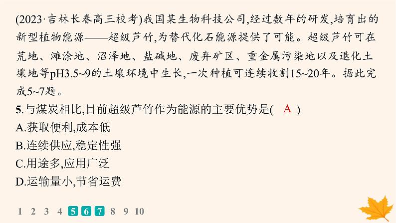 备战2025届高考地理一轮总复习第4篇资源环境与国家安全第18章资源安全与国家安全课时规范练59中国的能源安全课件第8页