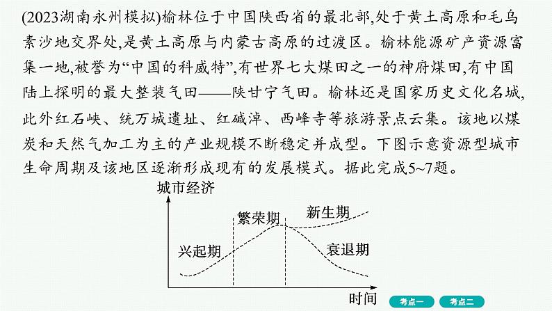考点规范练33资源枯竭地区和产业结构转型地区的发展第7页