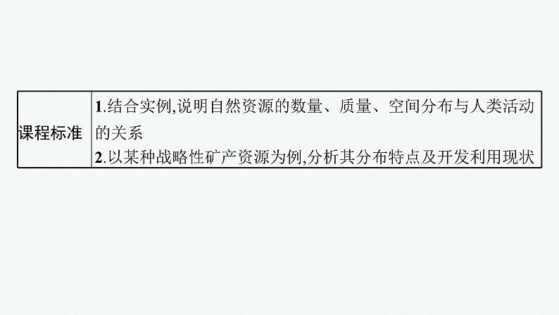 第14单元 自然资源与国家安全 第1节 自然资源与人类活动、石油与国家安全 2025年高考地理一轮总复习课件+习题鲁教版(新高考新教材)02